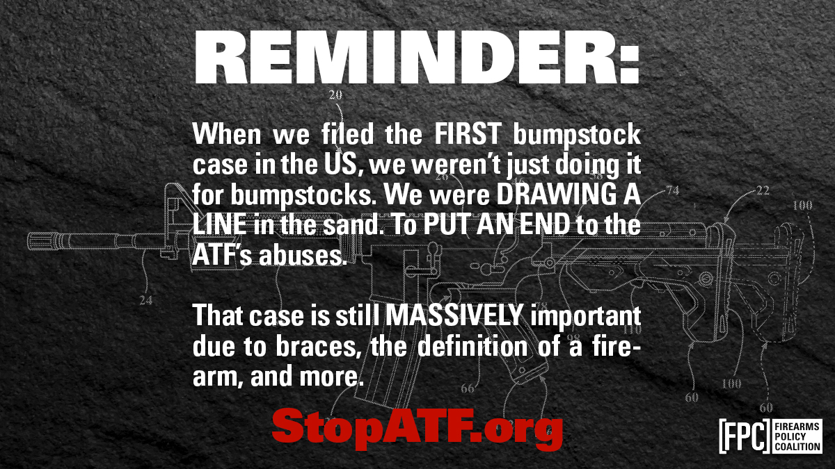🚨REMINDER: This case is still MASSIVELY important. 
Learn more about it at StopATF.org!!

#tacticaltuesday #2A #ATF #FPC #RKBA #DefendTheSecond