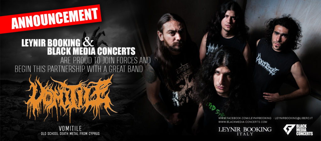 bmc_booking's tweet photo. We are proud to announce that we have entered into a cooperation with LEYNIR BOOKING in the touring area for the band @Vomitile https://t.co/Xhmc8mS0Qi
