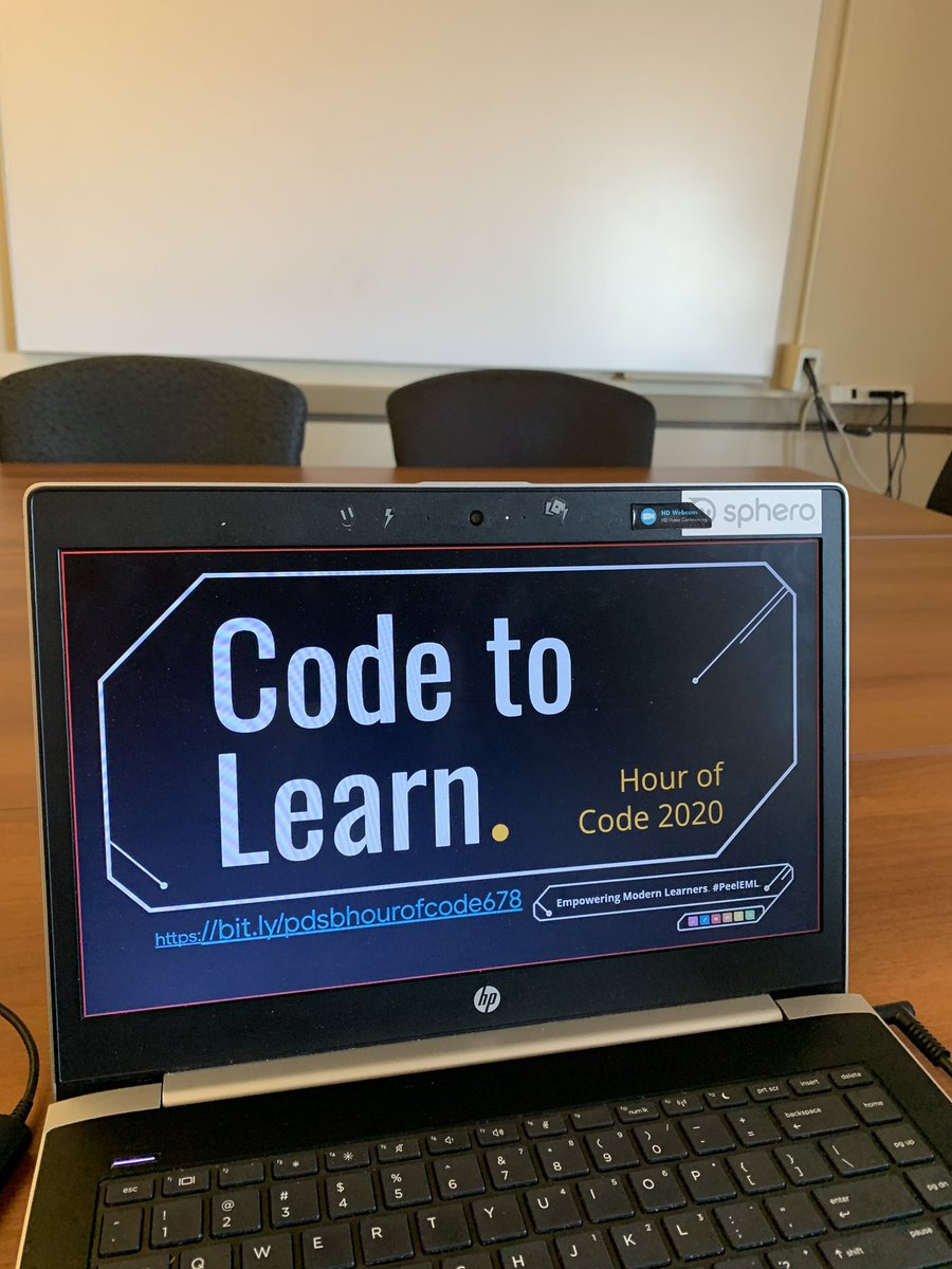 mjwheelerali's tweet photo. Behind scenes footage as we get set up to facilitate our @PeelSchools #PDSBHourOfCode @EmilyGeber wins the prize for most devices ready to go! Who’s joining us this morning?! #PeelEML https://t.co/UcNWriindD