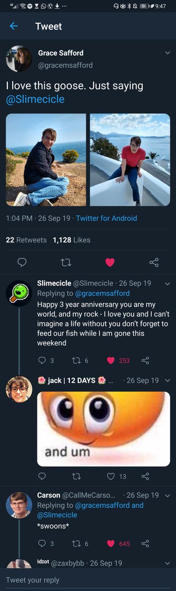 6) this has sorta derailed into me just infodumping abt my hyperfixation so heres charlie and his gf grace being the absolute Cutest™