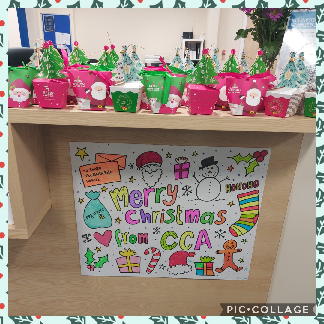 Little treats for staff as they leave this evening!! Getting in the Christmas spirit 🎅⛄#Staffwellbeing @Head_CCA <a href="/DeputyHead_CCA/">Chris Whittaker</a> <a href="/AHT_CCA/">Dillon</a>
