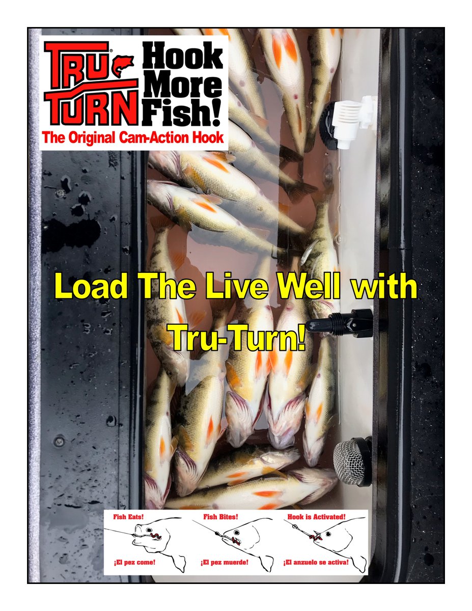 Tru Turn Cam-Action hooks provide positive hook ups! <a href="/hookstru/">Tru Turn Hooks</a> #truturnhooks #fishing