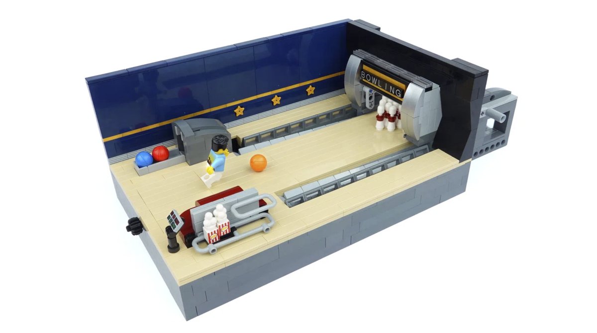 Give your minifigures the night out they deserve, at LEGOParadise's Working Bowling Alley - with Functional Pinsetter &amp; Ball Return!

Today's Staff Pick can be seen in full here on #LEGOIdeas: ow.ly/n75M50CFBbt
