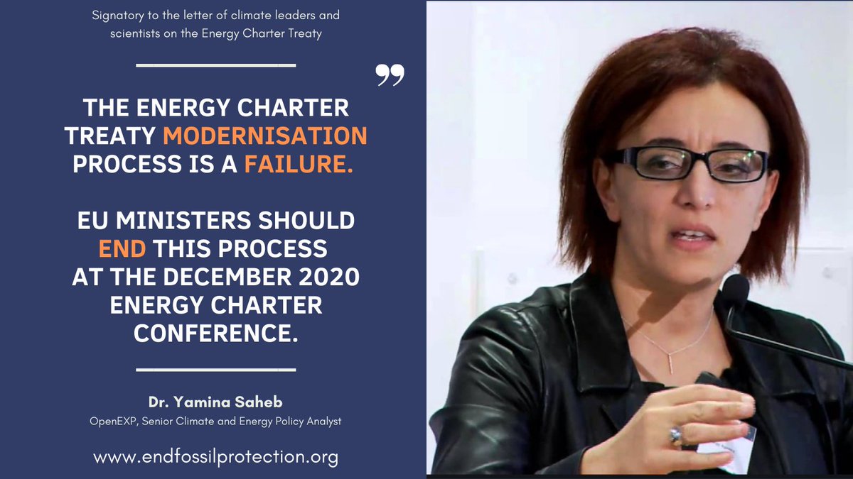 The  #EnergyCharterTreaty is a major obstacle to the clean energy transitionMore than 200 climate leaders & scientists are calling on governments to withdraw from this outdated treaty, which protects dirty  #fossilfuels https://www.endfossilprotection.org/en   #EndFossilProtection  #NoECT