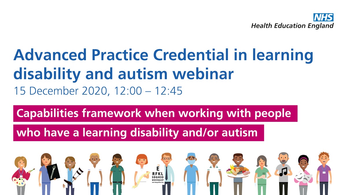 Are you interested in Advanced Practice in supporting people with learning disabilities &amp; autism? Click this link to join our webinar on Tue 15 to hear more about the AP framework &amp; credentials to develop as an AP - 
orlo.uk/V66rP

#AdvancingPractice