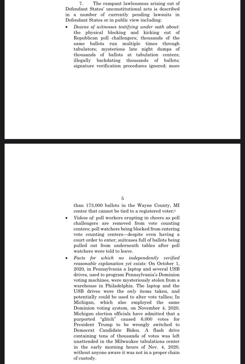 If paragraph 7 of the “bill of complaint” isn’t the end of this, paragraphs 9-12 definitely should be. There are 144 such paragraphs, followed by a similarly insulting brief. (We don’t even need to get here, though, because the Court needn’t, and shouldn’t, even take the case.)