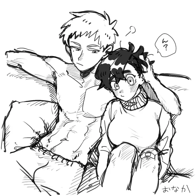 ムキムキと巨乳コンビが好き 