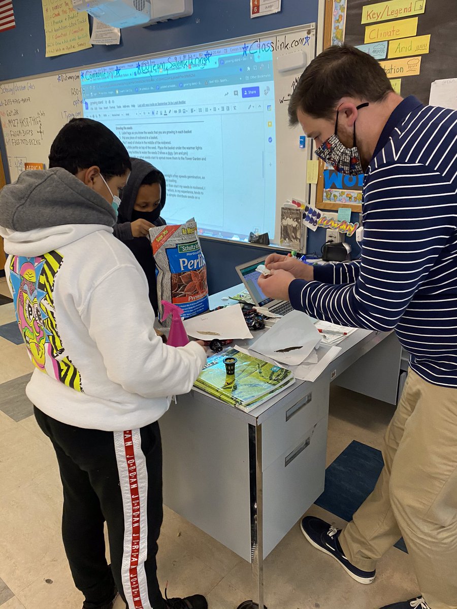 cmsap1's tweet image. 6th grade science class @cmshappenings planting seeds and measuring growth with Mr. Nelson!
#cmsrocks #gosharks