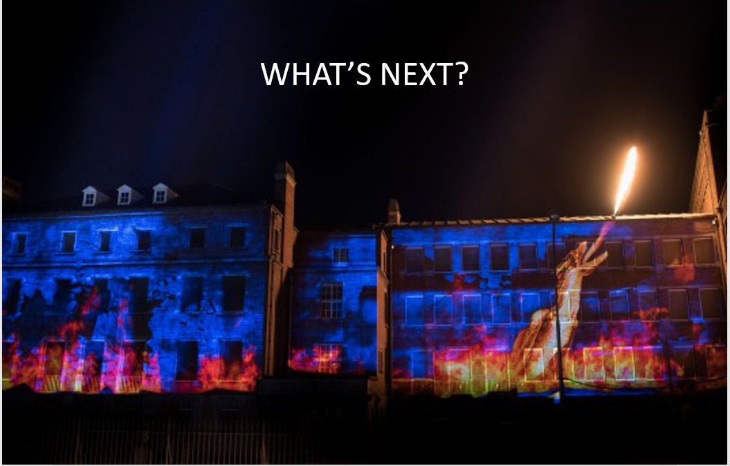 LUCIassociation's tweet photo. Kaat Heirbrant of #GhentLightFestival at LyonLightFestivalForum sharing different challenges & scenarios for a #covidproof festival in #Ghent : how to maintain the “me” & "we” #lightfestival experience? We need to think #outsidethebox .
#LichtFestivalGent #LUCInetwork #LLFF2020 https://t.co/VWx3wD8c32