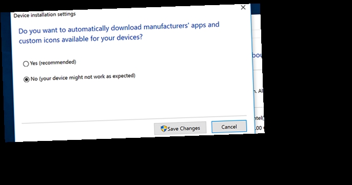 stop automatic driver downloads windows 10 / Twitter