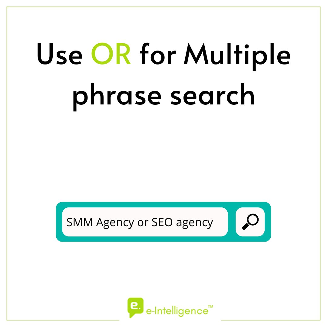 eIntelligence's tweet image. Let us know in the comments below what other tips and tricks you know about Google. 
.
.
.
#google #googletricks #googleapps #techtip #googlehacks #marketingstrategy #marketingtips #onlinemarketing #businessideas #inspirationbusiness #eintelligence