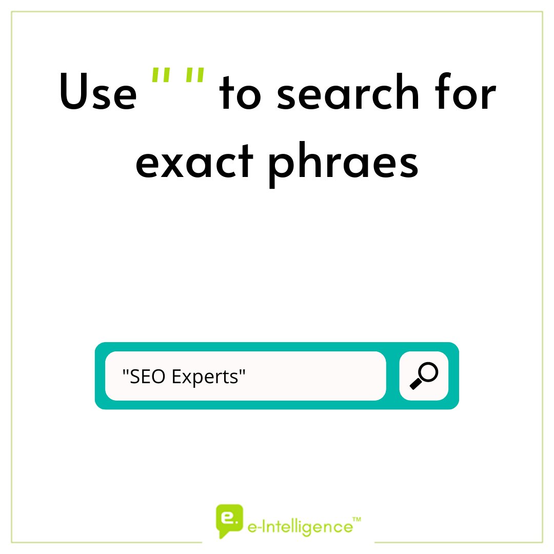eIntelligence's tweet image. Let us know in the comments below what other tips and tricks you know about Google. 
.
.
.
#google #googletricks #googleapps #techtip #googlehacks #marketingstrategy #marketingtips #onlinemarketing #businessideas #inspirationbusiness #eintelligence