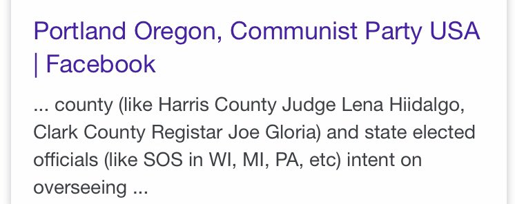 dodgerdogvegas's tweet photo. @seanhannity Can you explain why Nevada Registar of elections, Joe Gloria, is named on Portland Communist Party website? Investigate! #Election2020results #ElectionIntegrity #DominionWatch https://t.co/tdLU3w5pgI