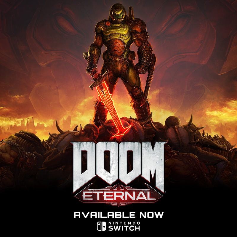 Карманный ад: DOOM Eternal вышла на Nintendo Switch