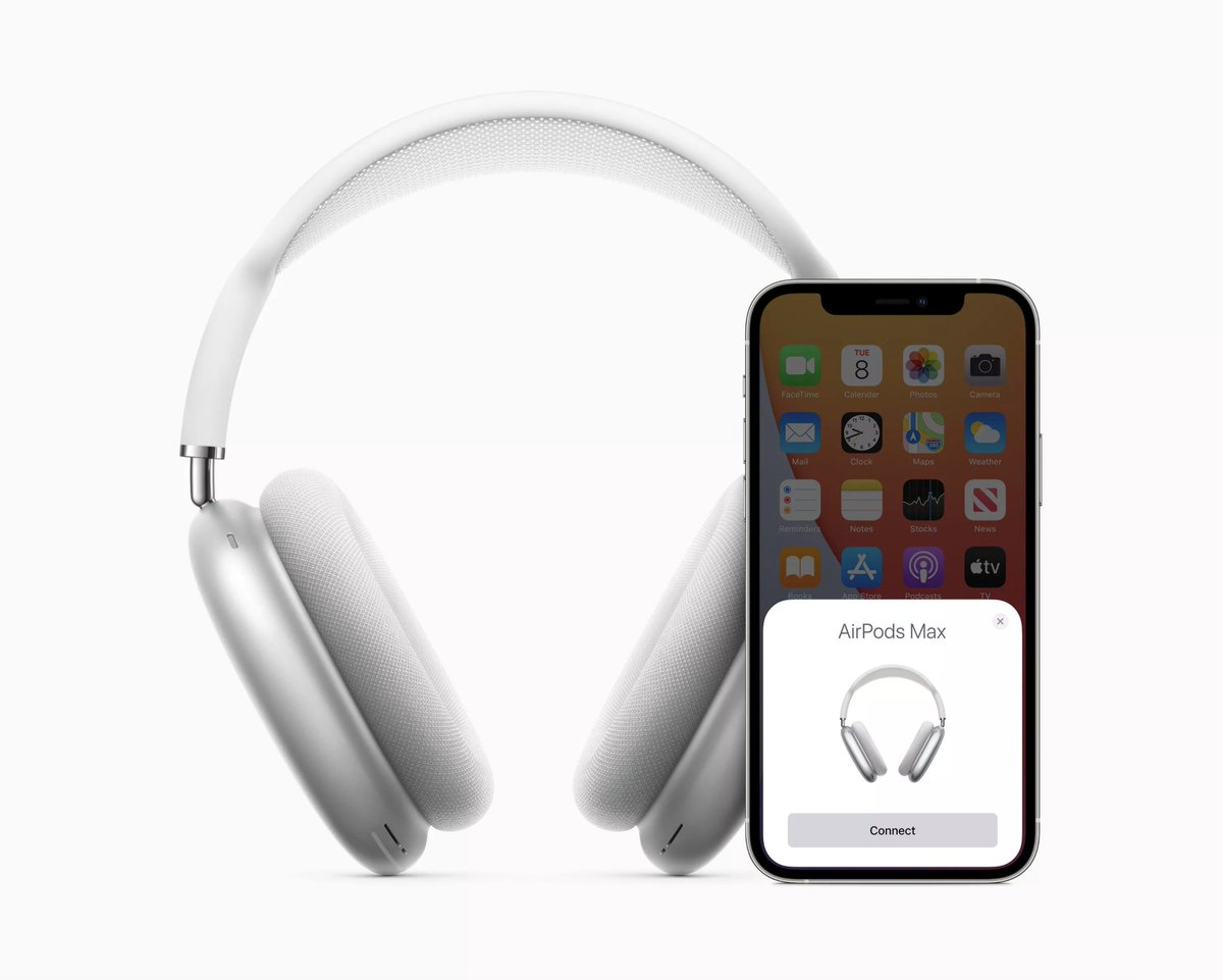 Surprise Apple announcement 🍎

$549 AirPods Max over-ear headphones are available for pre-order today. 

(via <a href="/CNET/">CNET</a>: cnet.co/36WkV0z)