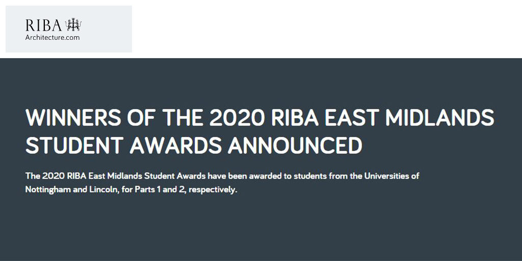 As a <a href="/RIBA/">Royal Institute of British Architects</a> Student Mentor 20/21 practice supporting the #nextgeneration we were delighted to help judge this year’s <a href="/ribaeastmidland/">RIBA East Midlands</a> #architecture student awards 
ow.ly/KCb650CFObT
Congratulations everyone <a href="/unilincoln/">University of Lincoln, UK</a> <a href="/NTUadbe/">NTU School of ADBE</a> <a href="/LboroArch/">LU-Arc</a> <a href="/DMUArchitecture/">DMU Architecture</a> <a href="/UoNABE/">UoN DABE</a>👏