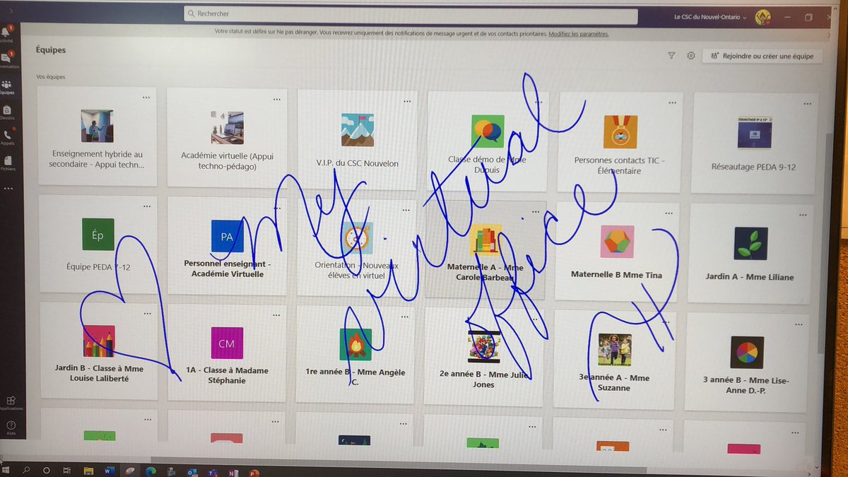 My virtual office... mon bureau virtuel :) #DWFA20