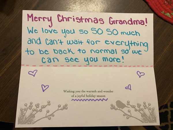 RochesterKey's tweet image. Yesterday’s Kindness Challenge was to write a holiday card for someone! It is a great way to make someone smile even if it’s not possible to see them right now!