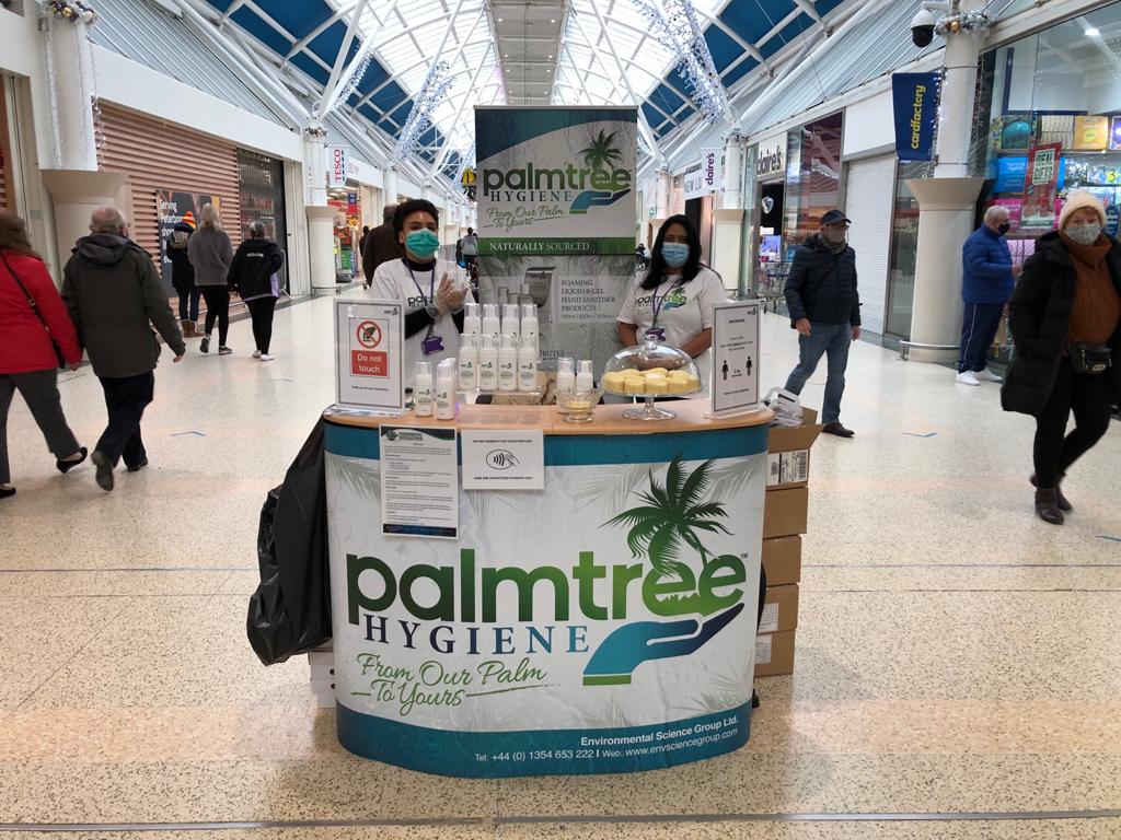 EnvScienceGroup's tweet photo. We are happy to inform the general public that our first product, the Foaming Hand Sanitizer, has gone live today with the first promotion at Serpentine Green Shopping Complex in Peterborough, England. https://t.co/v8AqX273Q3