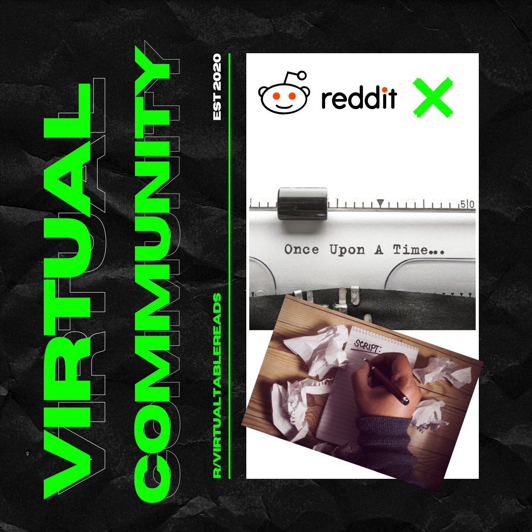 VirtTableReads's tweet photo. We are a virtual community focused on helping aspiring writers and actors hone their craft. We have a monthly script contest where the winner gets a virtual table read! ⁠

#vtr #script #screenwriters #virtualtablereads #supportindie #indieactor  #indiescreenwriter #art https://t.co/1Ghb5KLnfM