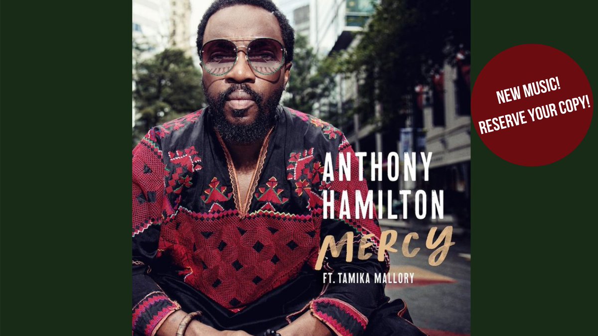 HamiltonAnthony's tweet photo. 🎶New music this Fri!!! My new song “Mercy" feat. @TamikaDMallory will be available everywhere Fri! It's about us, our brothers & I can't wait to share it w/ you, reserve your copy on iTunes, Spotify & Deezeer today! Get it here: https://t.co/QRXrrOrLaL #Mercy #MercySong https://t.co/GtzbJMjgx3