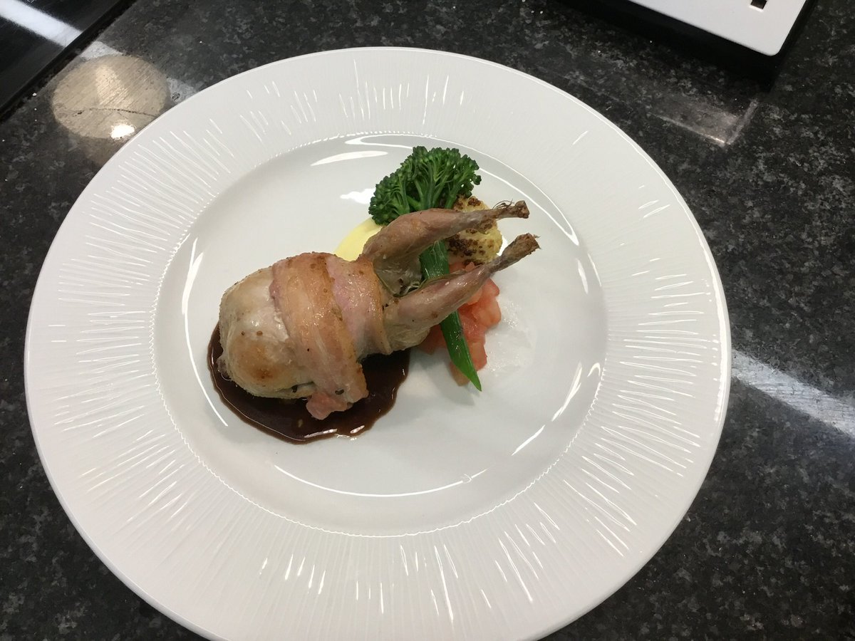 Thomas Franks commis chef apprentices at central street today “well done chefs”.