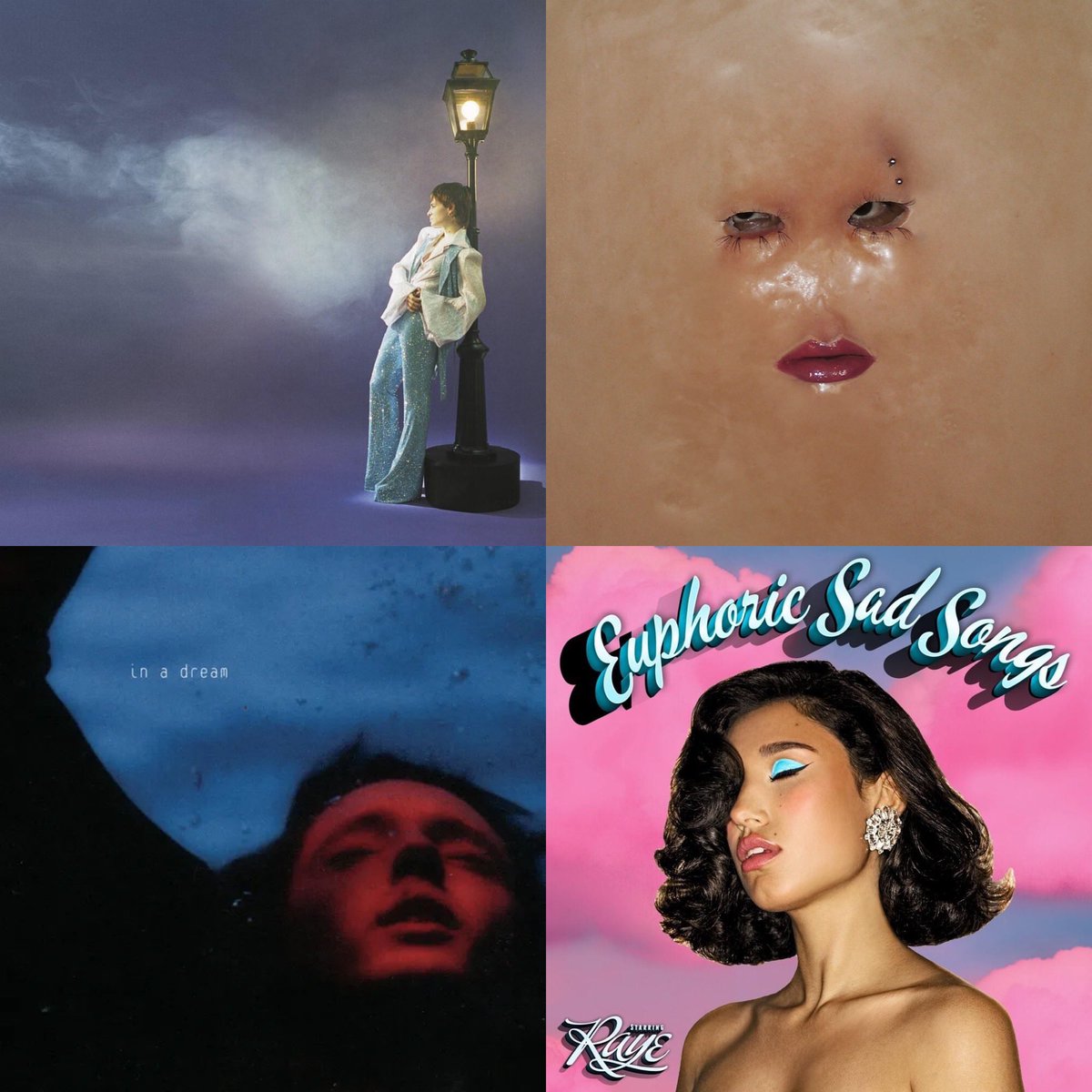 First of all, a mini ranking of the best EP’s1. La vita nuova / Christine and the Queens2. Alias / Shygirl3. in a dream / Troye Sivan4. Euphoric Sad Songs / RAYE