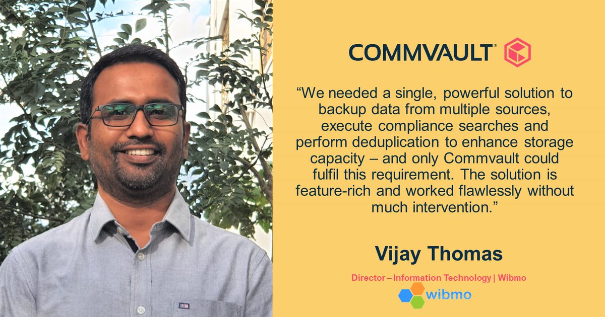 Powering a billion #digitalpayments securely every year – that’s no easy feat! @wibmopay needed a simplified #dataprotection solution to #securely manage massive critical bank #datagrowth and only one provider could fulfil this need – #Commvault. #customertrust #customersuccess