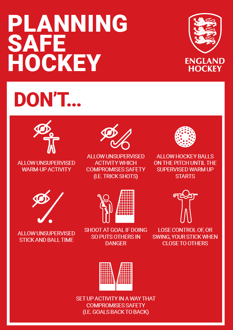 EnglandHockey's tweet photo. England Hockey has today published an important new guide entitled Planning Safe Hockey.

The guide is intended to be used as a checklist by anyone delivering or planning hockey activity. 

Please take the time to read the guide in full at https://t.co/uT03skWmJ6 https://t.co/4526K8mtZs