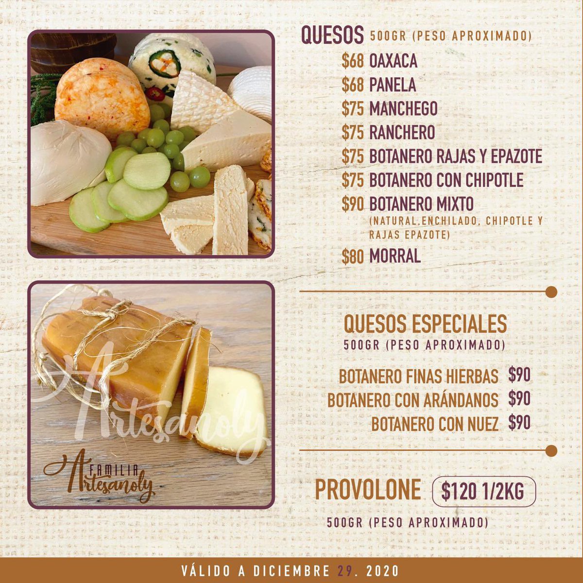 ArtesanolyP's tweet photo. Hoy cerramos pedidos! Síguenos en https://t.co/bm6oybD8mP #EntregaADomicilio #Toluca #Metepec #Zinacantepec #SanMateoAtenco https://t.co/INf1LIkjRd