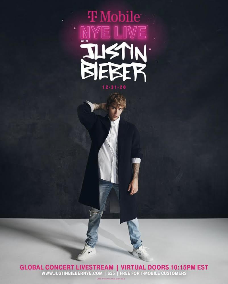 See you on New Year’s Eve. #BieberNYE on sale globally now. Free for @tmobile customers in the US. Buy access at justinbiebernye.com