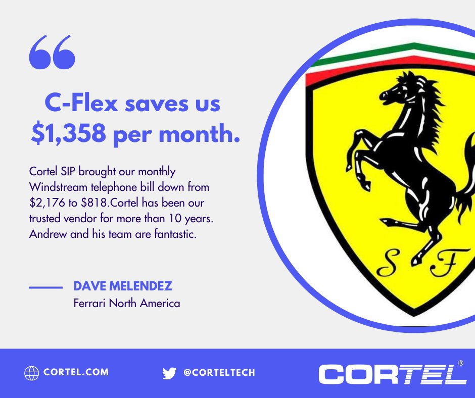 CortelTech's tweet image. What would your business do with $1,358 fewer dollars going to your phone bill? Stop the slow creep of your phone bill and let&apos;s talk about C-Flex
