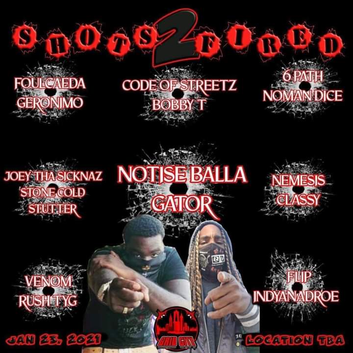 mrdrockigbnj's tweet image. Jan 23rd-24th #shotsfired2:#gridcitybattleleague #2dayevent