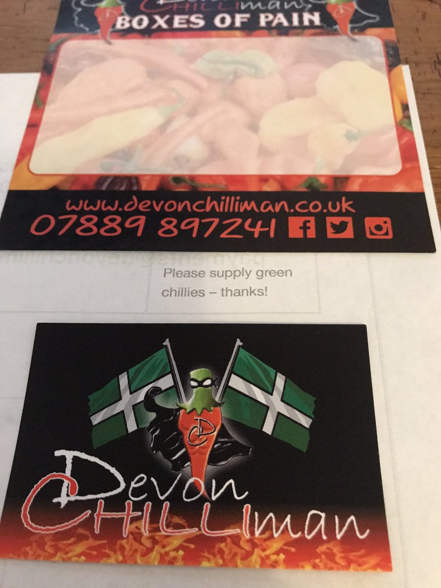 DevonChilliMan's tweet photo. Another #devonchilliman #boxofpain 🌶🎁🔥 going out today and this time the customer requested 💚 green 🌶 pods !
#devonscapedchillicrusader #dcm #ifitainthotitaintdcm #purplenagaviper https://t.co/qufxjA24zT