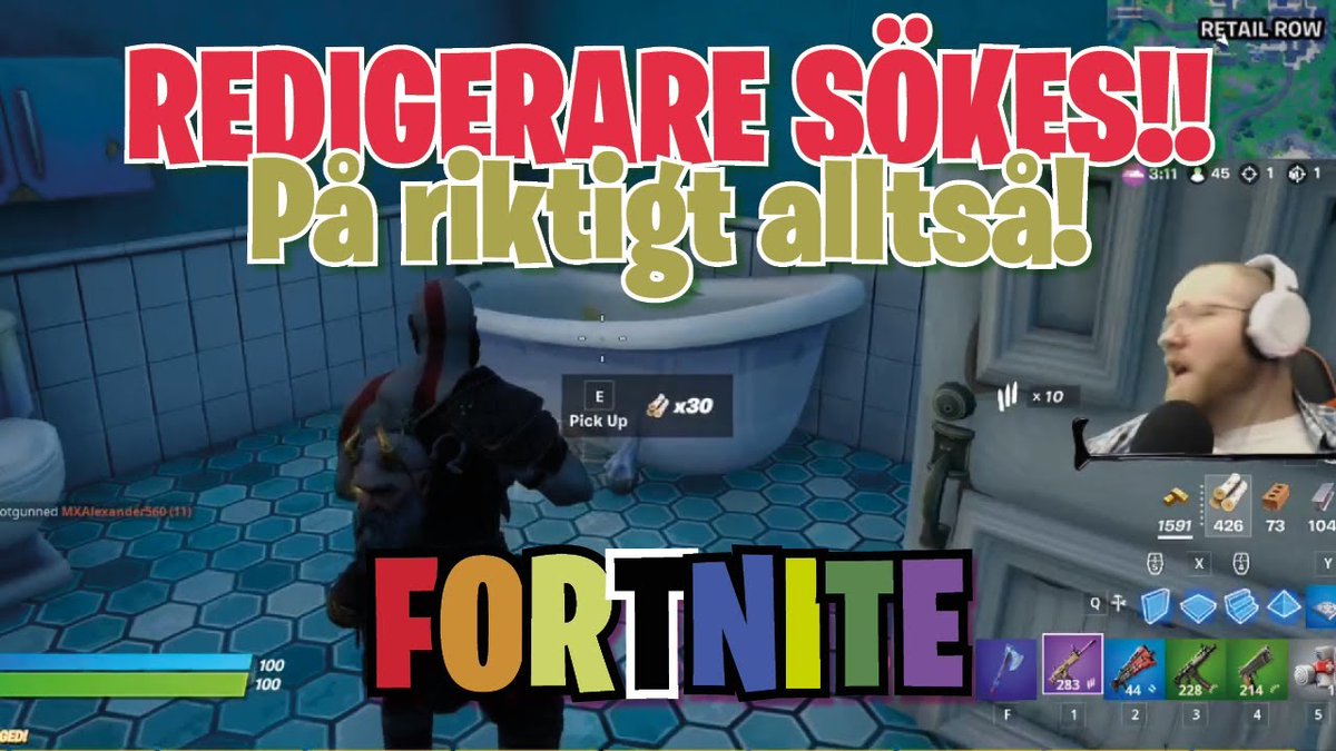GamingGubb's tweet photo. Kör lite #Fortnite och ber om hjälp. #video #redigering #videoredigering #samarbete
https://t.co/e0gLZAoFWx https://t.co/CniyqkHhNe