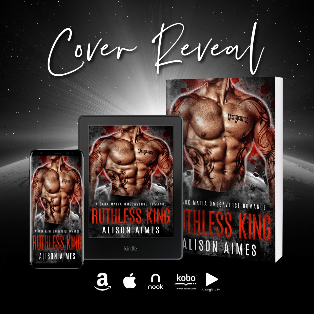 15VirginiaLee's tweet photo. ★★★COVER REVEAL★★★
He's the most brutal Alpha crime boss in the galaxy—and she belongs to him now. 
Do NOT miss Ruthless King by Alison Aimes, coming January 11th!

Ruthlessly hot cover by: Natasha Snow Designs  

PREORDER TODAY:
Amazon -- https://t.co/lFr6TzzXEN https://t.co/h8noZBepGD