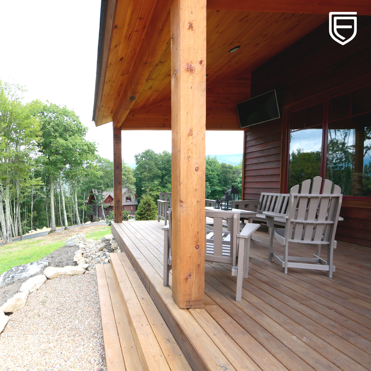FortressWood's tweet photo. Perfectly complementing this beautiful home’s exterior, Fortress wood increases the overall curb appeal with an exceptional deck. 
#decking #fortresswoodproducts https://t.co/bve0zKj1ne