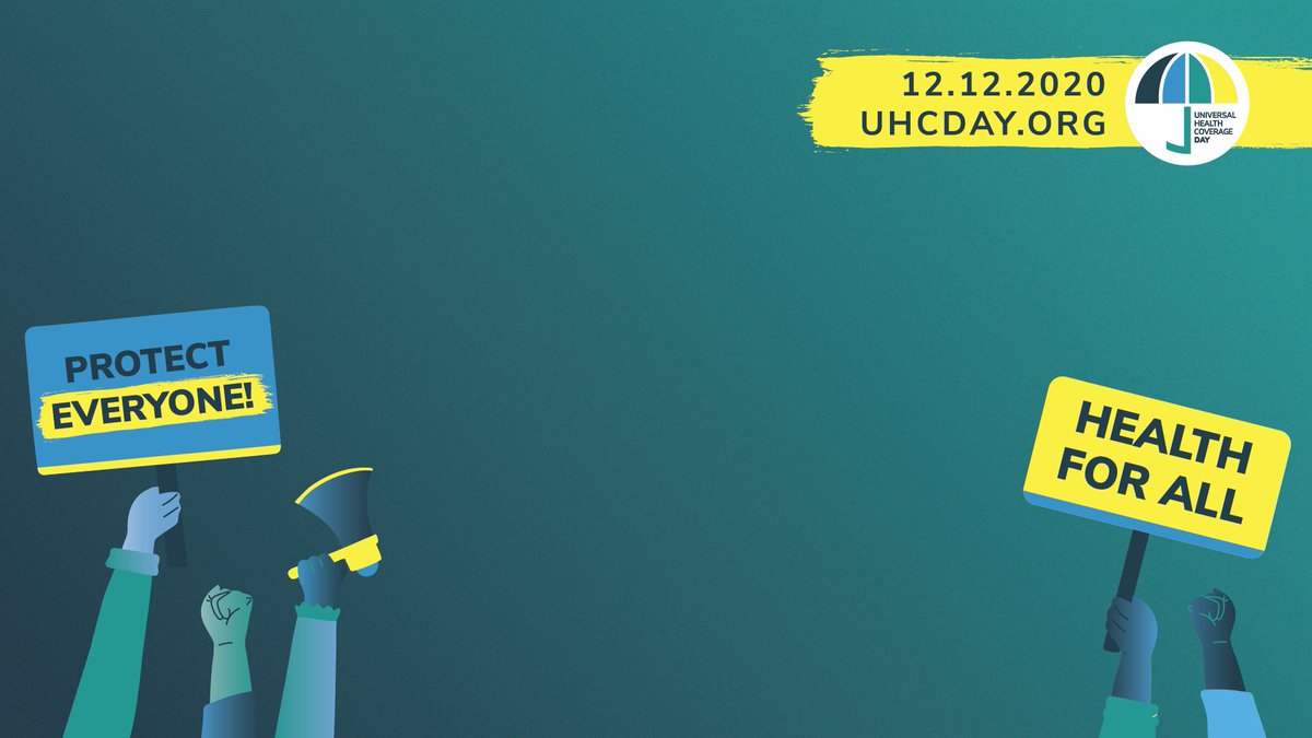 UHC_Day's tweet image. Hosting a virtual meeting for #UHCDay? 

Don't forget to show your support for #HealthForAll &amp;amp; #ProtectEveryone with custom Zoom &amp;amp; virtual meeting backgrounds, now live at UHCDay.org/Toolkit
