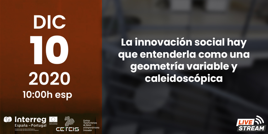 Red CETEIs (@poctep_ceteis) on Twitter photo Taller práctico: ceteis.com/penta-growth-5…
La innovación social admite muchas configuraciones: "puede ser macro o micro, estructural o local y puede ser impulsada desde un espíritu empresarial o solidario”.
#Pentagrowth #innovacion #webinars
<a href="/FundecytPCTEX/">FUNDECYT-PCTEX</a>
<a href="/poctep/">Interreg España-Portugal</a> Taller práctico: ceteis.com/penta-growth-5…
La innovación social admite muchas configuraciones: "puede ser macro o micro, estructural o local y puede ser impulsada desde un espíritu empresarial o solidario”.
#Pentagrowth #innovacion #webinars
<a href="/FundecytPCTEX/">FUNDECYT-PCTEX</a>
<a href="/poctep/">Interreg España-Portugal</a>