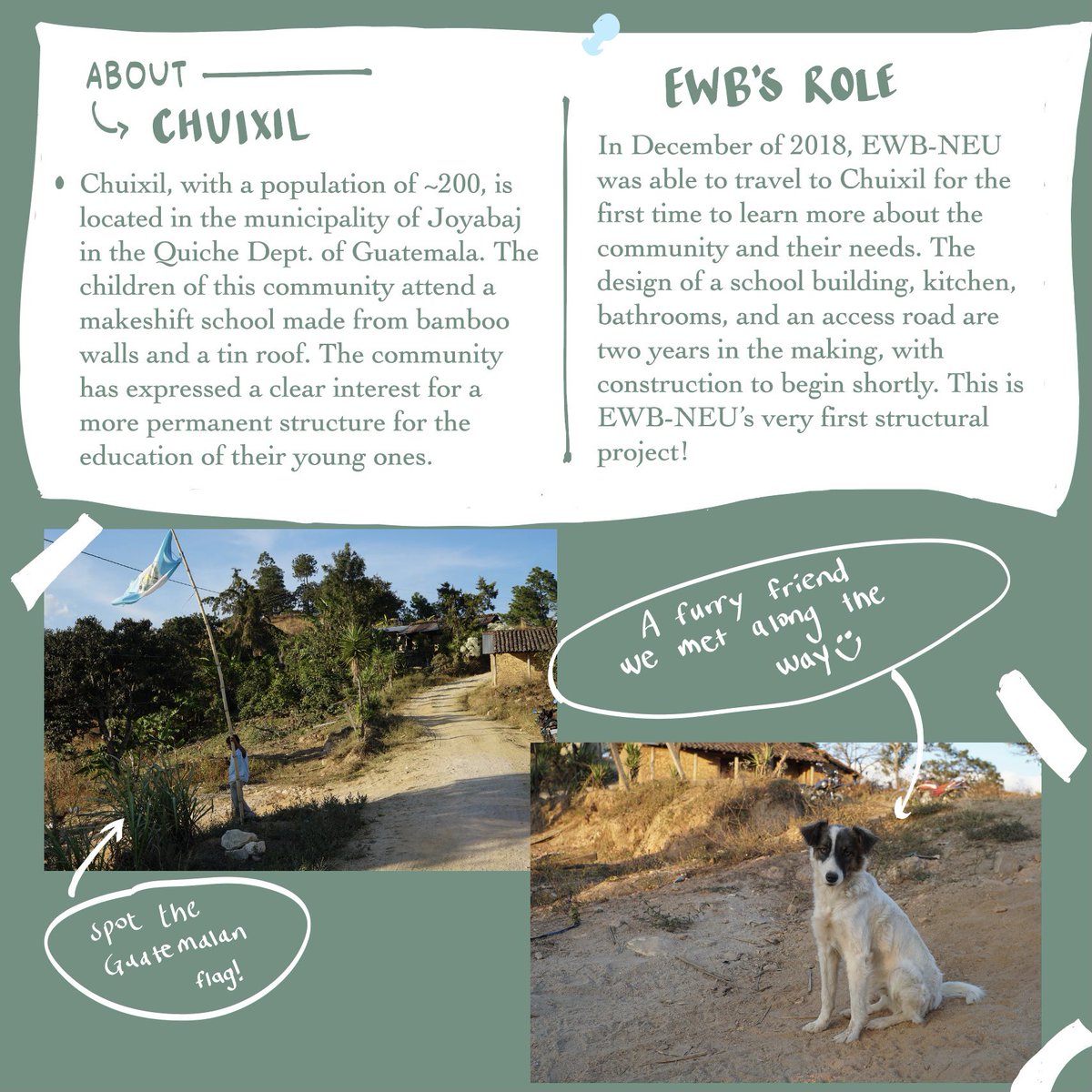 EWBNEU's tweet photo. This week learn more about our project in Chuixil, Guatemala, and how you can help us get to our Giving Day goal TODAY! https://t.co/okrrcKBzz4