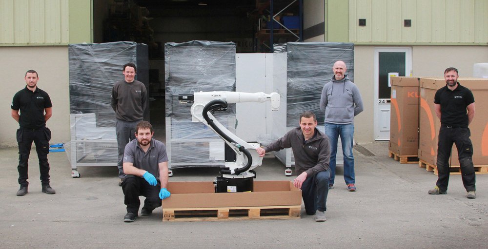 Our fantastic platinum partner #Tricon recently exported three robots to the US which are being used to manufacture Covid-19 testing kits. Learn more here bit.ly/3mYkhp4 #innovation #irishmanufacturing #automation #robotics #covid19