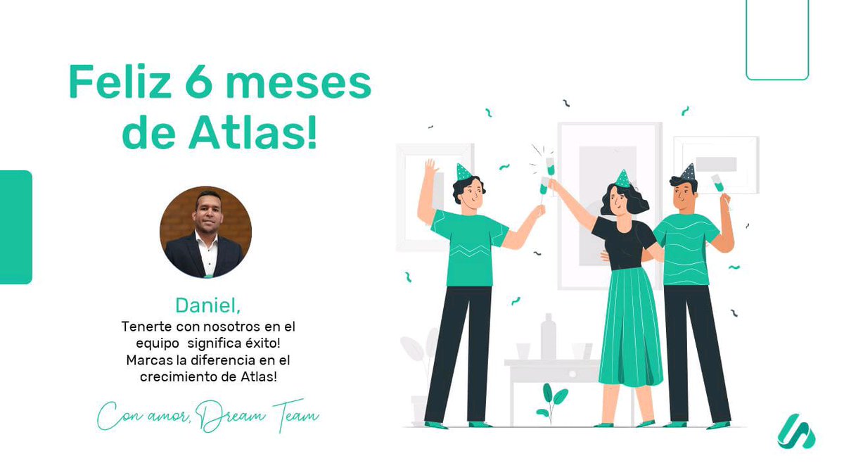 soysuperdaniels's tweet image. Gracias por la confianza gracias por la oportunidad de ser el primer gerente comercial de Atlas en Chile

2021 vamos por más!

#GoAtlas