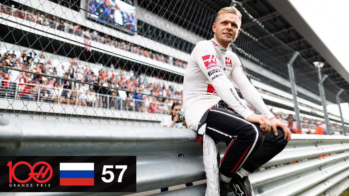 Kevin bags P8 in Russia and Romain does the same in Japan! #HaasF1  #Haas100