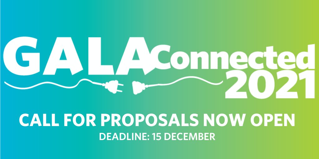 What (R)evolutions have you noticed in regards to the digital acceleration experienced by the language industry in 2020? What lessons have you learned? Share your experience &amp; expertise at #GALAConnected. Only 1 week left to submit your conference proposal bit.ly/3okw8hz
