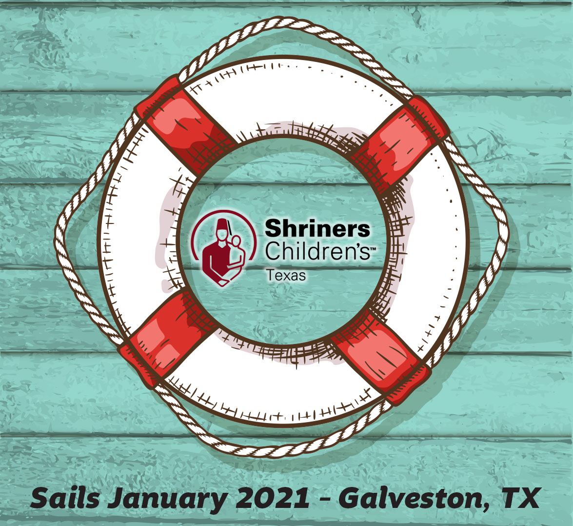 Houston_SHC's tweet photo. Get On Board! As we cruise into Galveston in January of 2021. Follow us @GalvestonSHC for the latest information and updates as we combine our amazing care, and become Shriners Children’s Texas! #GalvestonSHC https://t.co/n1THfBEbZZ