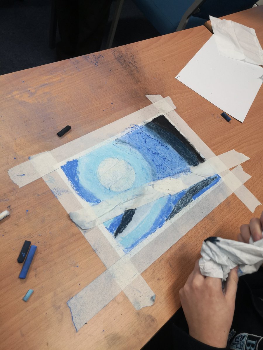MissWilsonBVP's tweet photo. Year 6 @BelleValeSchool boys nurture group absolutely wowed me with thier patience and concentration creating these festive, magical pieces of art. #nurture #arttherapy #IBelieve https://t.co/pcNqbOTgyl