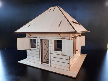 Envie d'évasion ? Les écrins de Christine a fait découper l'ensemble des pièces nécessaires à la fabrications de sa Dream House miniature en kit. Envie d'en apprendre plus sur le projet ? C'est par ici 👉 
les-ecrins-de-christine.be