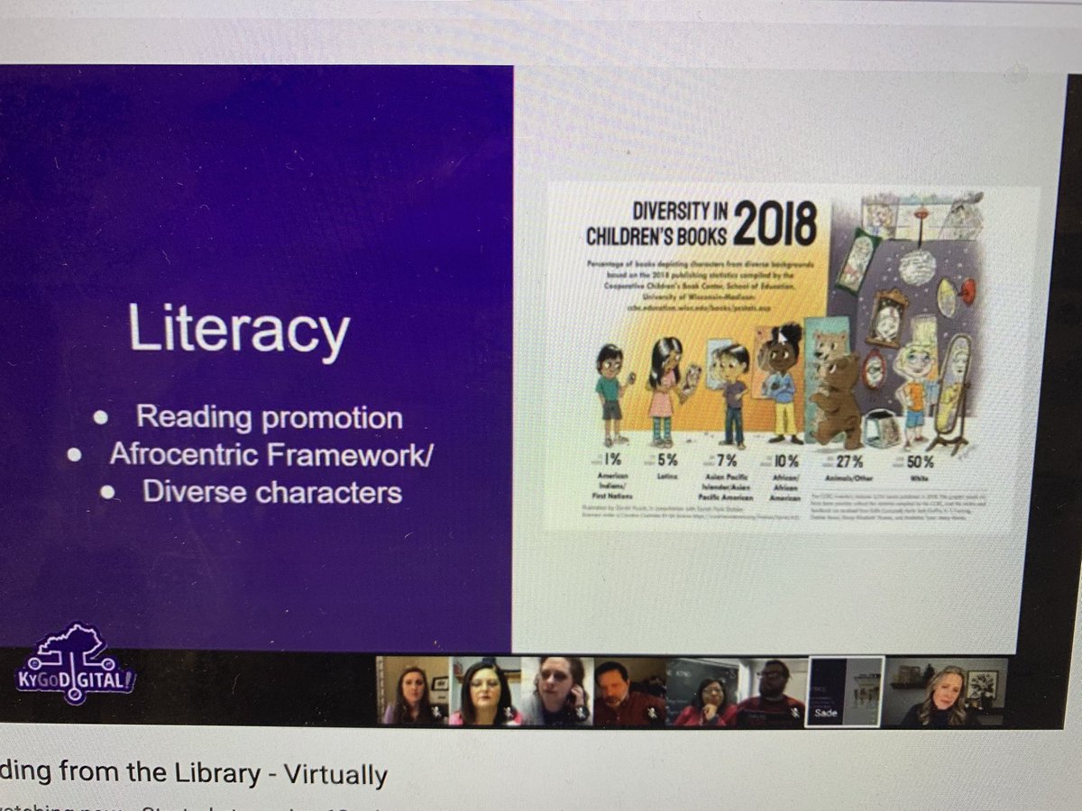 heidinelt's tweet photo. Chills listening to @SadeGravesJCPS discussing the importance of students seeing themselves in the books and how she makes it a mission to show students themselves #kygodigital #kylchat #LeadFromTheLibraryKY https://t.co/aqlHrWDnkg