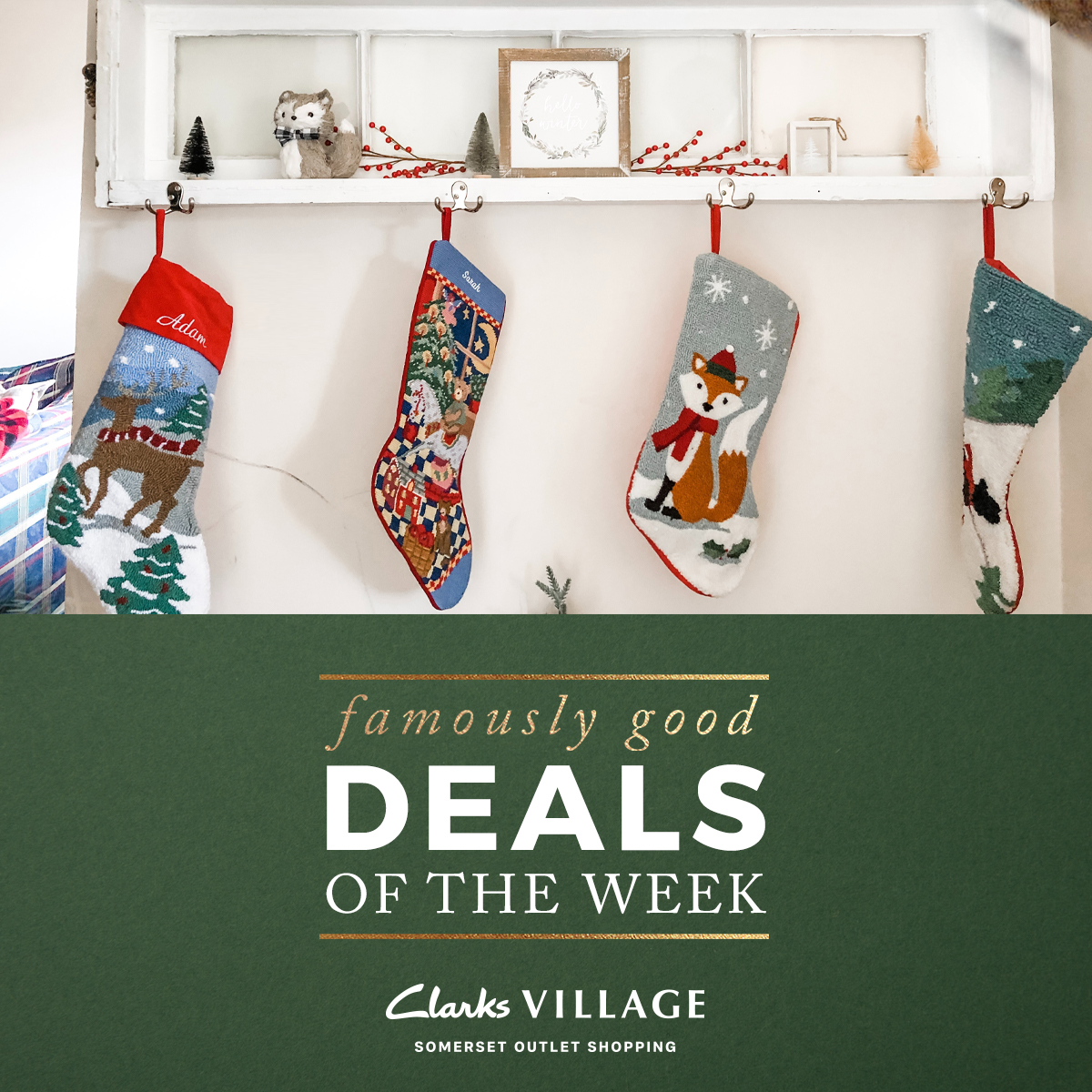 clarks village le creuset outlet