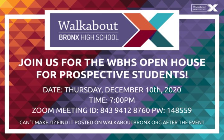 walkaboutbronx's tweet photo. Join us for our Open House this Thursday at 7pm #newschoolontheblock #thisisthex https://t.co/oHKbH62zW3